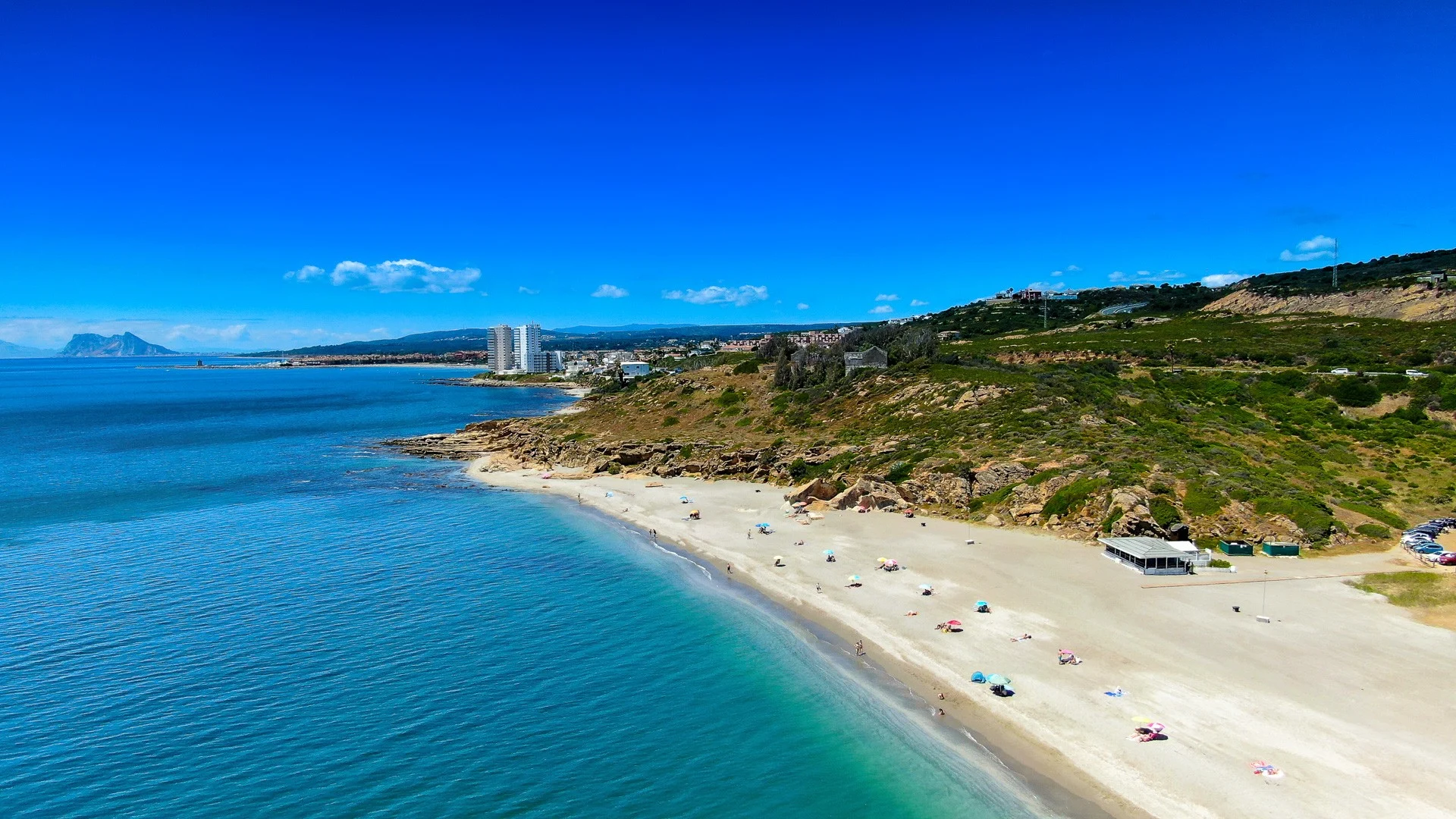 Cala Sardina beach and its natural coastline