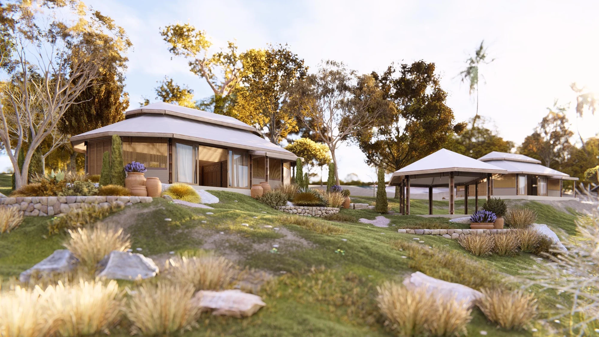 Tented villa concept